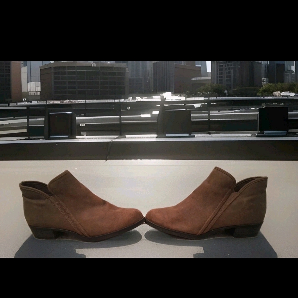 Time and Tru Brown Ankle Boots